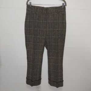 Sosken Woven Plaid Trousers Size 10